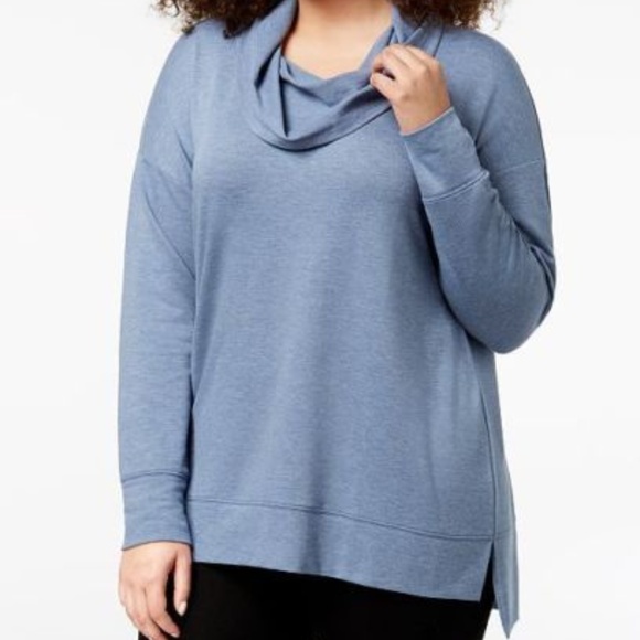 Ideology Sweaters - Ideology Women's Plus Size Cowl-Neck Long Slee